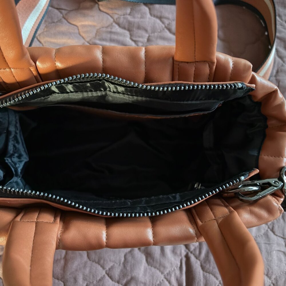 NWT Think Royln Faux Leather Tote / Removable Strap - Paxton (in Saddle) - Picture 6 of 6